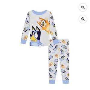 Bluey Kids' Light Blue Character Pajama Set size 3T